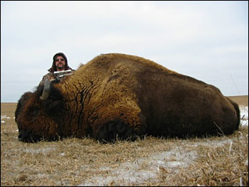 Buffalo hunting, South Dakota