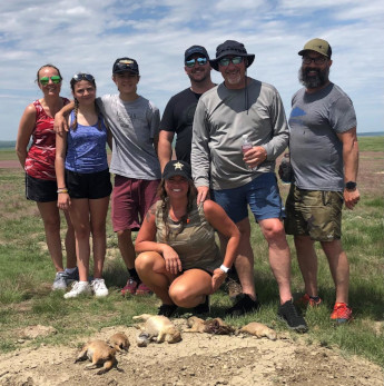 Women Prairie Dog Hunting