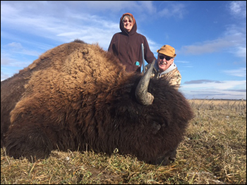 South Dakota bison (buffalo) hunting