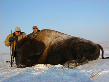 Buffalo hunting, South Dakota